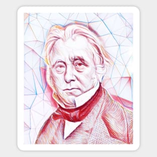 Thomas Babington Macaulay Portrait | Thomas Babington Macaulay Artwork | Line Art Magnet